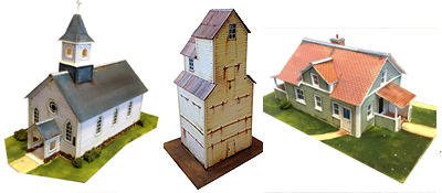 Free NEW Printable Model Train Buildings